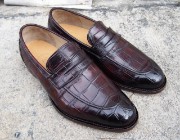 Burnished Brown, Crocodile Leather