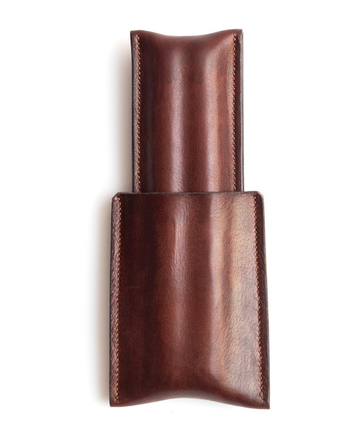 Leather Cigar Case 1/1 brown