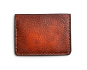 Bild von Orange Leather Credit Card Wallet 1/1