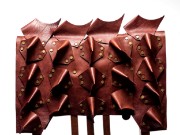 Bild von Leather Dog Armor Brown Calf
